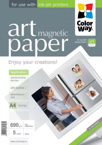 ColorWay PGA690005MA4 690g A4 5db Fényes Fotópapír ART glossy