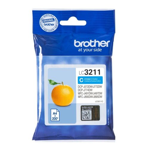 Brother LC3211C Cyan tintapatron