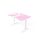 Arozzi Arena Fratello Gaming Desk White/Pink