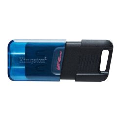   Kingston 256GB DataTraveler 80 M USB-C Gen 1 USB3.2 Black/Blue