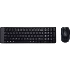   Logitech MK220 wireless billentyűzet + optikai egér Black UK