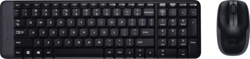Logitech MK220 wireless billentyűzet + optikai egér Black UK
