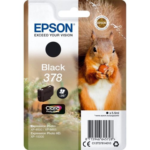 Epson T3781 (378) Black tintapatron