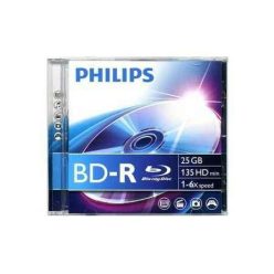   Philips 25GB BD-R25 6x Blue-Ray vastag tok 1db/cs (1-es címke)