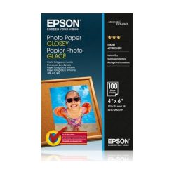   Epson Photo Paper Glossy 200g 10x15cm 100db Fényes Fotópapír