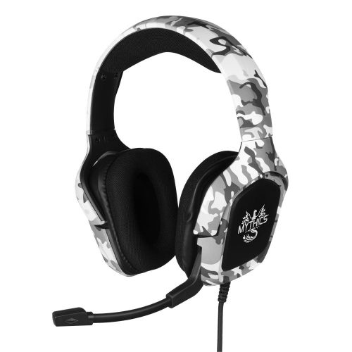 KONIX Mythics Ares Camo Gaming Headset Black/White