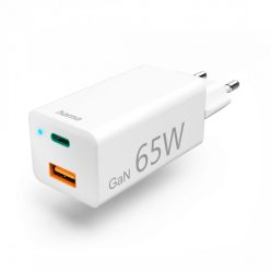 Hama GaN 65W USB-C & USB Power Delivery Qualcomm 3.0 White