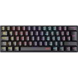   Ventaris Lissgard RGB Blue Switch Mechanical Gamer Keyboard Black HU