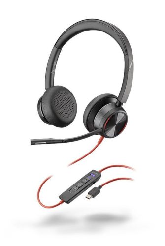 Poly Plantronics Blackwire 8225 USB-C Headset Black