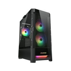 Cougar Duoface RGB Tempered Glass Black