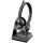 Poly Plantronics Savi 7320 Office USB-A DECT Headset Black