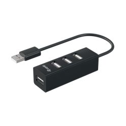 EQuip 4-Port USB 2.0 Hub Black