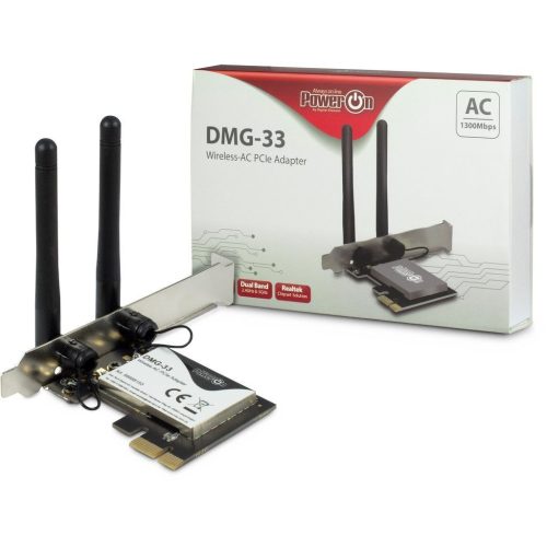 PowerON DMG-33 Wi-Fi 5 PCIe Adapter