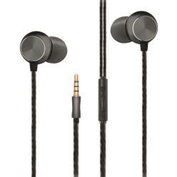 2GO Delux In-Ear Stereo Headset Black/Silver