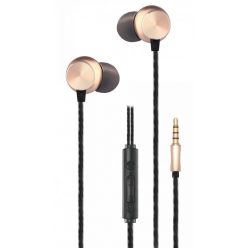 2GO Delux In-Ear Stereo Headset Black/Gold