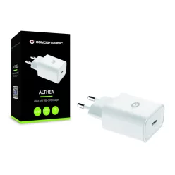   Conceptronic  ALTHEA07W 1-Port 20W USB-C PD Charger Adapter White