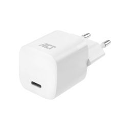   ACT AC2130 Compact USB-C Charger 33W with Power Delivery and GaNFast White