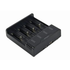 Gembird BC-USB-02 Ni-MH + Li-ion Fast Battery Charger Black