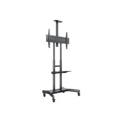   Multibrackets M Public Floorstand Basic 180 incl shelf & camera holder 55" - 80" Black