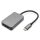 Digitus DA-70333 USB-C 2 Port High Speed Card Reader Space Gray