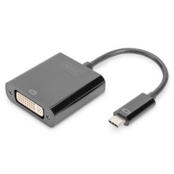 Digitus DA-70829 USB Type-C to DVI Graphics Adapter Black