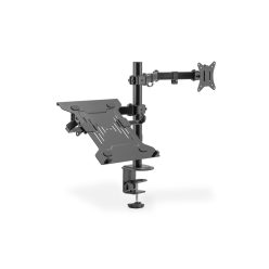   Digitus DA-90436 Universal monitor mount with notebook holder 32" Black