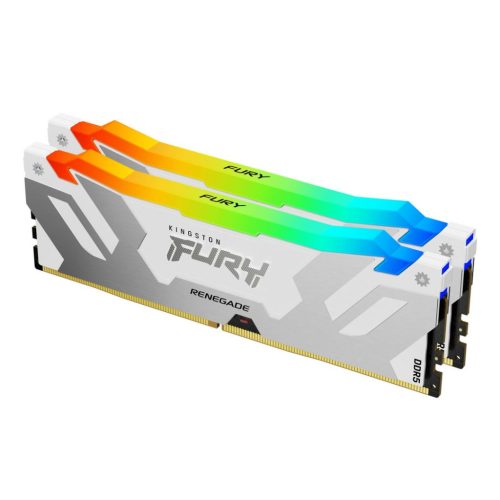 Kingston 32GB DDR5 6000MHz Kit(2x16GB) Fury Renegade RGB White/Silver