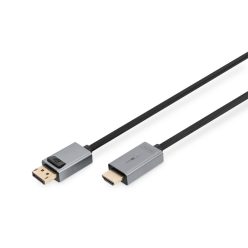   Digitus DB-340202-010-S DisplayPort Adapter Cable, DP - HDMI Type A