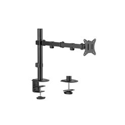   Gembird MA-D1-01 Adjustable Desk Display Mounting Arm 17”-32” Black