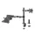 ACT AC8305 Single Monitor Arm with Laptop Arm 10"-35" Black