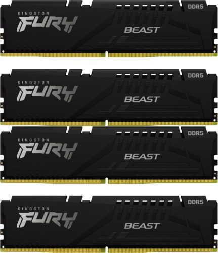 Kingston 64GB 5600Mhz Kit(4x16GB) Fury Beast Black