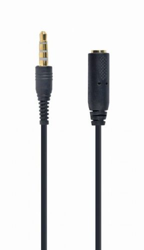 Gembird CCA-419 3.5 MM 4-PIN audio cross-over adapter cable 0,18m Black