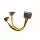 Gembird CC-SATAM2F-02 cable power SATA 15 pin -> 2x SATA HDD angled connectors 0,15m