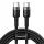 Baseus CATKLF-ALG1 Cafule Type-C/Type-C 100W Cable 2m Black/Grey