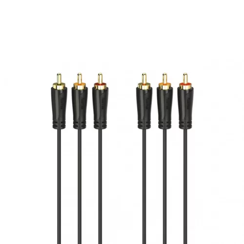 Hama FIC AV 3RCA-3RCA öszzekötőkábel 1,5m Black