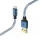 Hama FIC Lightning reflective adatkábel 1,5m Blue