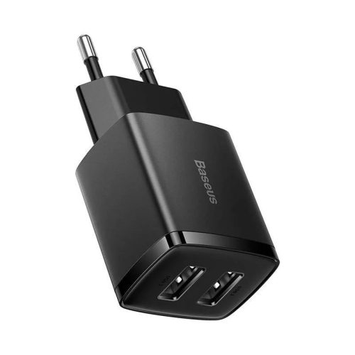 Baseus 2xUSB-A 10,5W Quick Charger Black