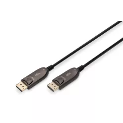   Digitus DisplayPor AOC Hybrid Fiber Optic Cable UHD 8K 10 m Black