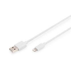   Digitus Lightning to USB-A data/charging cable MFI-certified 2m White