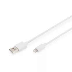  Digitus Lightning to USB-A data/charging cable MFI-certified 2m White