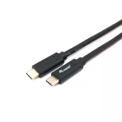 EQuip USB-C 3.2 Gen1 to USB-C 1m cable Black