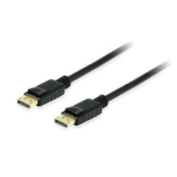 EQuip DisplayPort to DisplayPort 1.4 8K/60Hz cable 1m Black