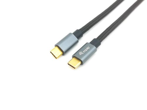 EQuip USB-C 3.2 Gen2 to USB-C 100W cable 0,5m Black