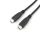 EQuip USB-C 2.0 to USB-C cable 1m Black