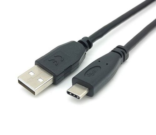 EQuip USB-C 2.0 to USB-A cable 2m Black