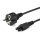 EQuip High Quality Power Cord C5 to Schuko 3m Black