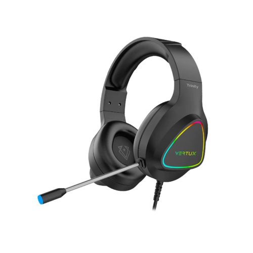 VERTUX Trinity RGB Gaming Headset Black