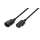 Logilink Power cable extension IEC C14 to IEC C13 3m Black