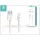 Devia Apple IPhone Lightning USB cable 1m White