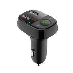 Devia Smart Series FM Transmission Car Charger Black